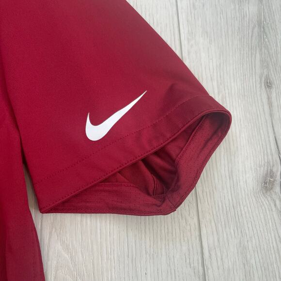 Nike Polo Dri-Fit Oklahoma Sooners Men’s Red Size Small - Picture 4 of 11